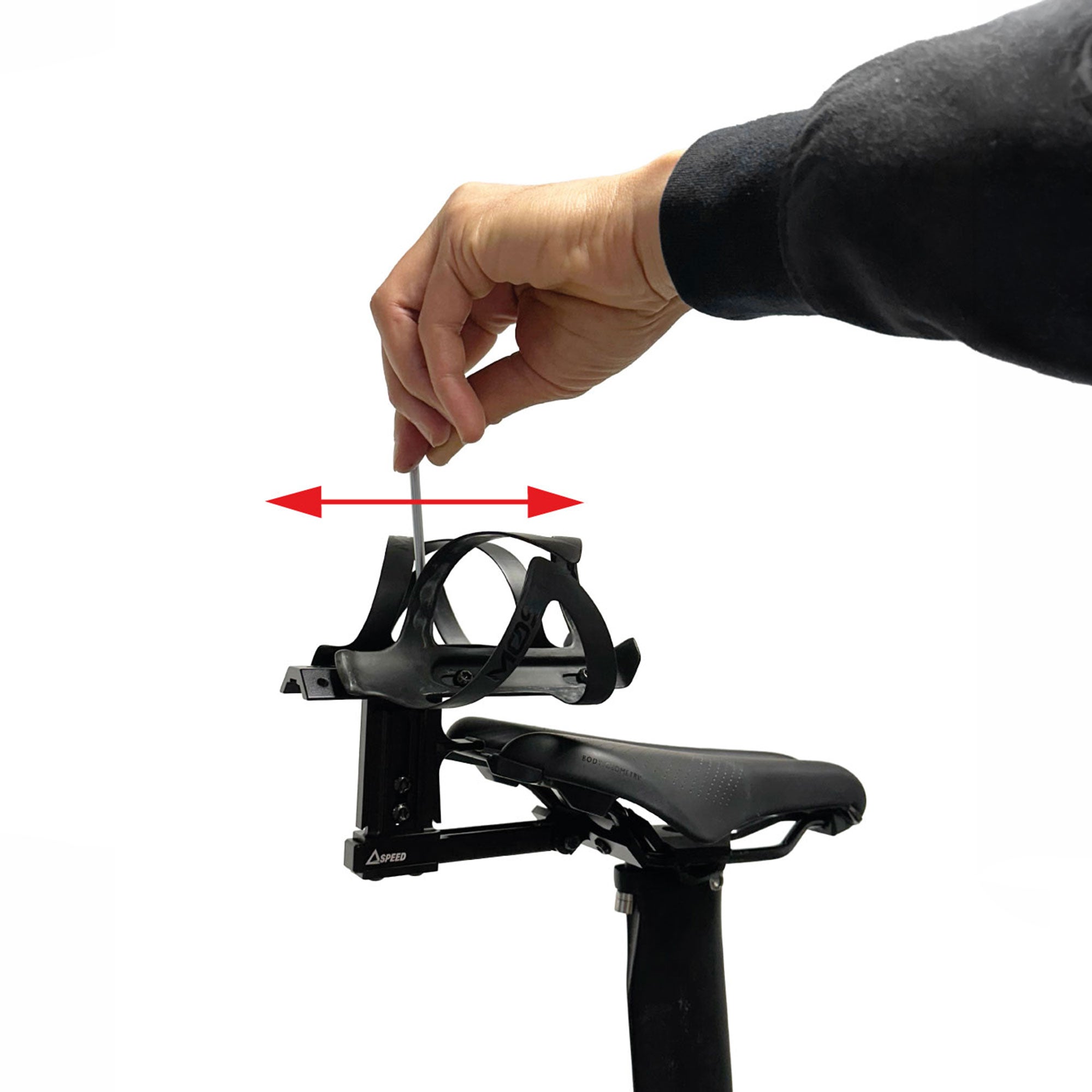 Rear hydration bottle holder