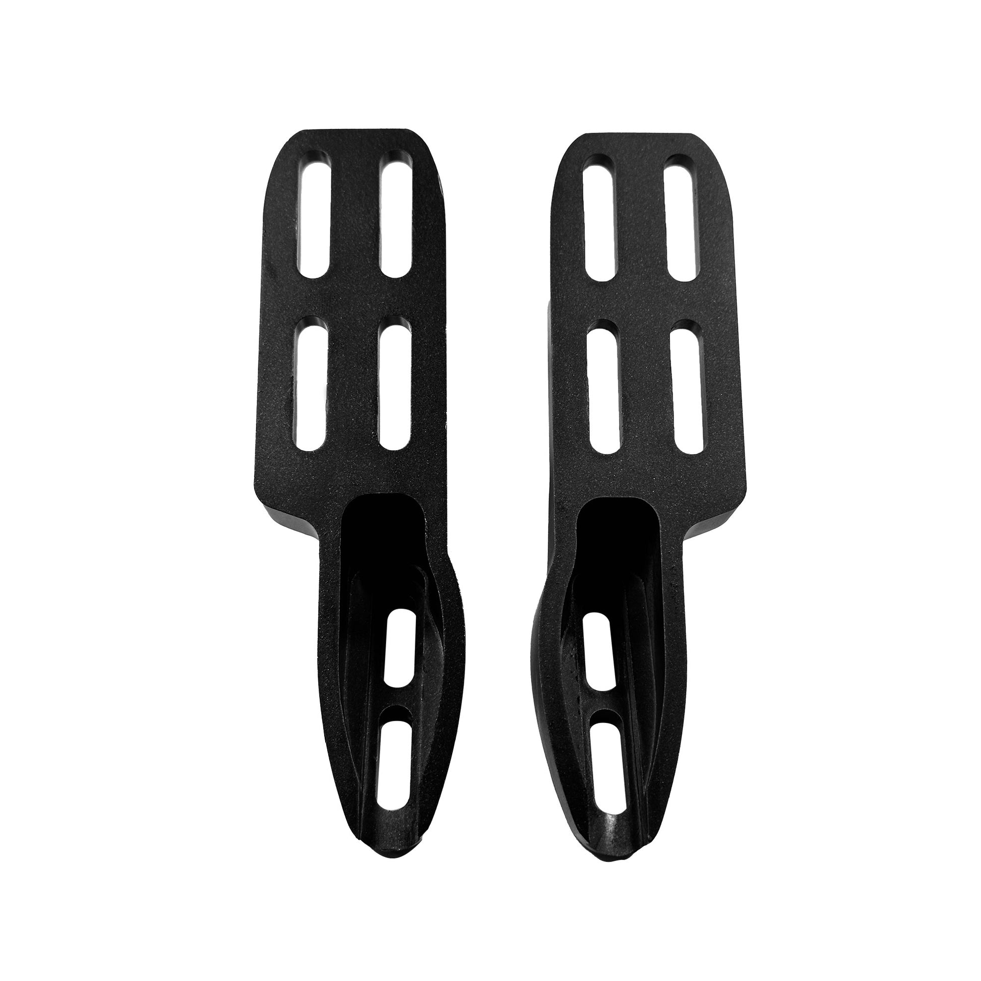 Adattatori universali  inclinazione 18° or 22° or 27° in alluminio anodizzatp per manubiro base bar