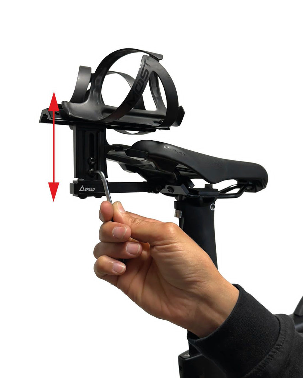 Rear hydration bottle holder
