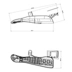 Appendici aero bar prolunghe Delta speed per triathlon