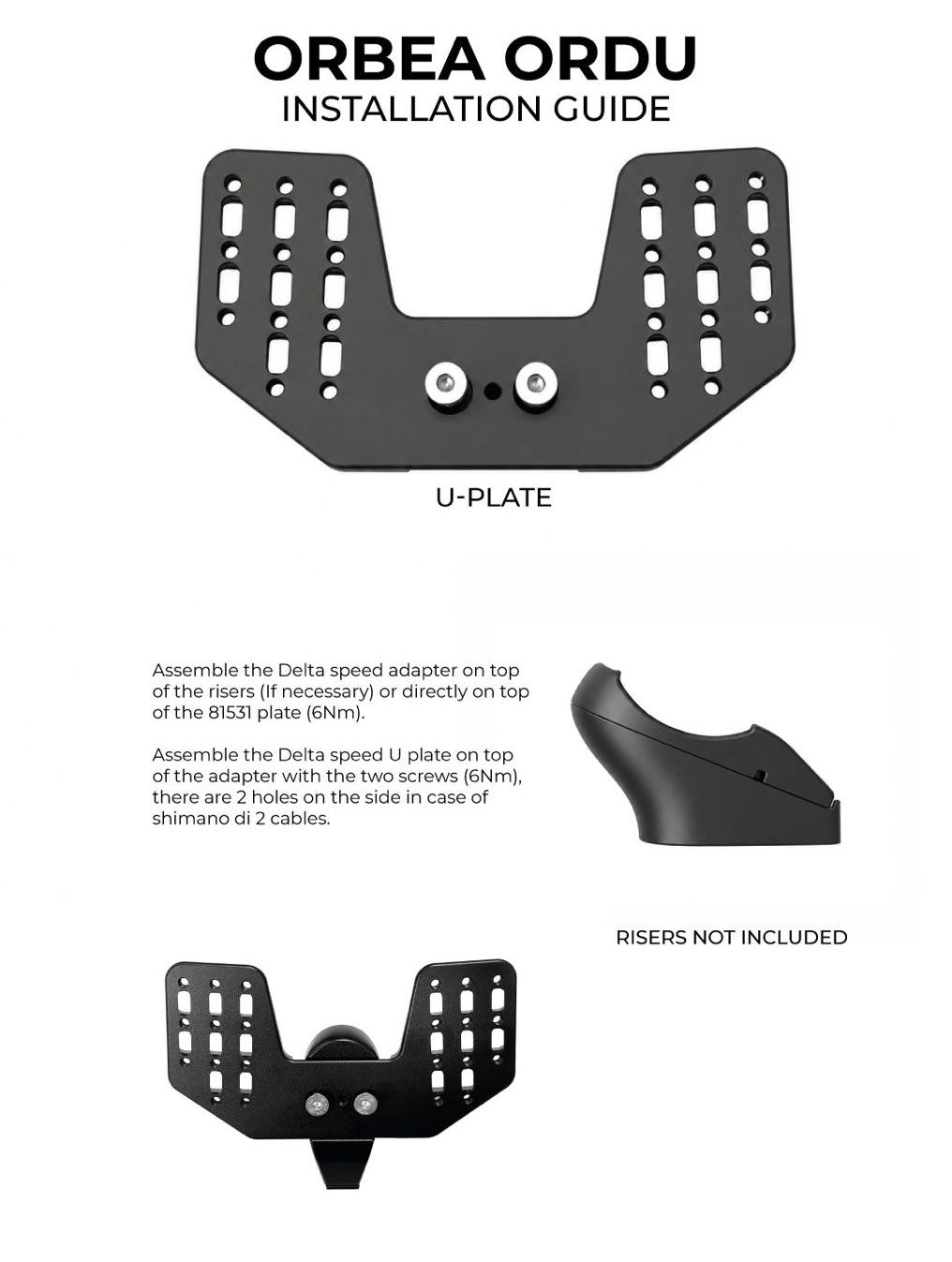 Orbea Ordu adapter 18° or 22° or 26° degree angle